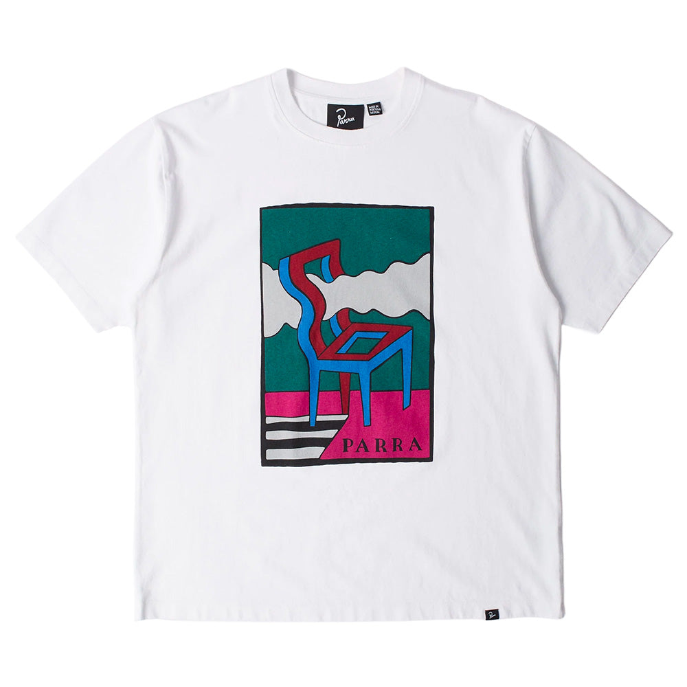 by parra 53500 smoke chair t shirt white