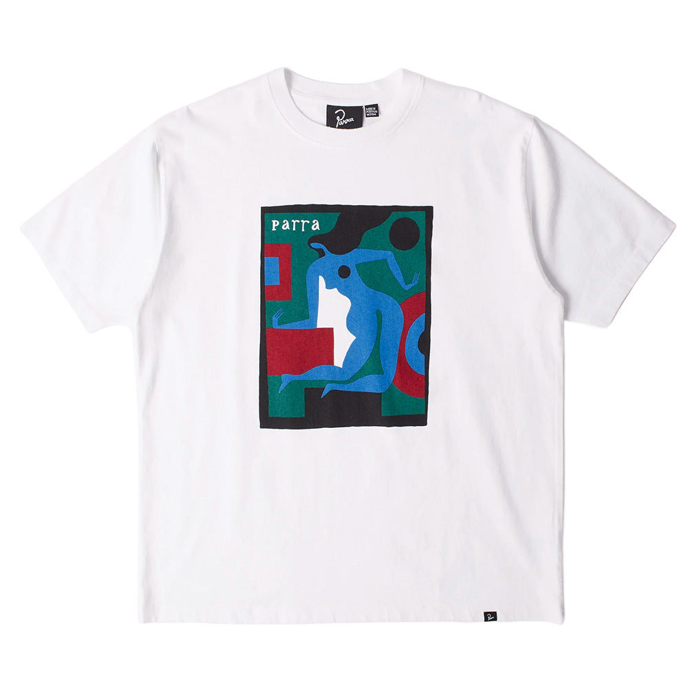 by parra 53510 room fever t shirt white