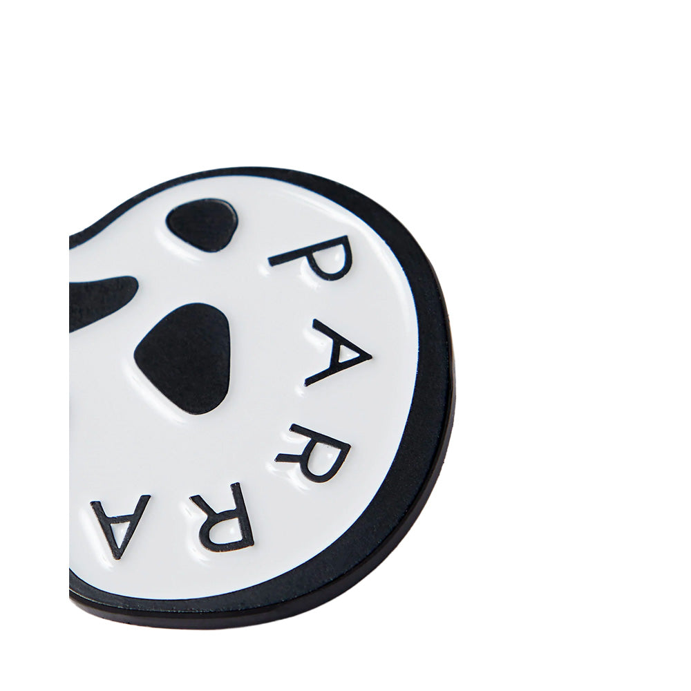 by parra 53565 skulled enamel pin white