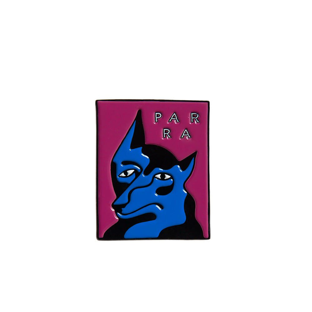 by parra 53567 dogface enamel pin washed magenta
