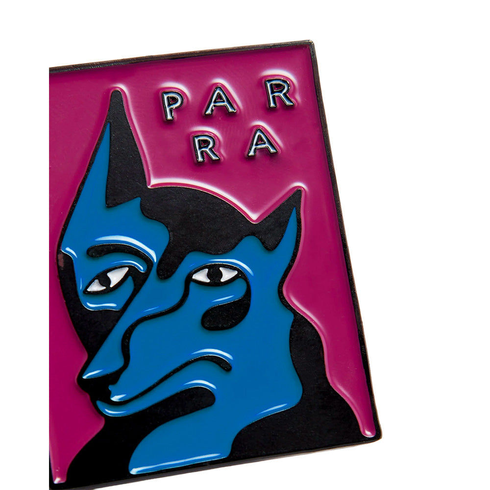 by parra 53567 dogface enamel pin washed magenta