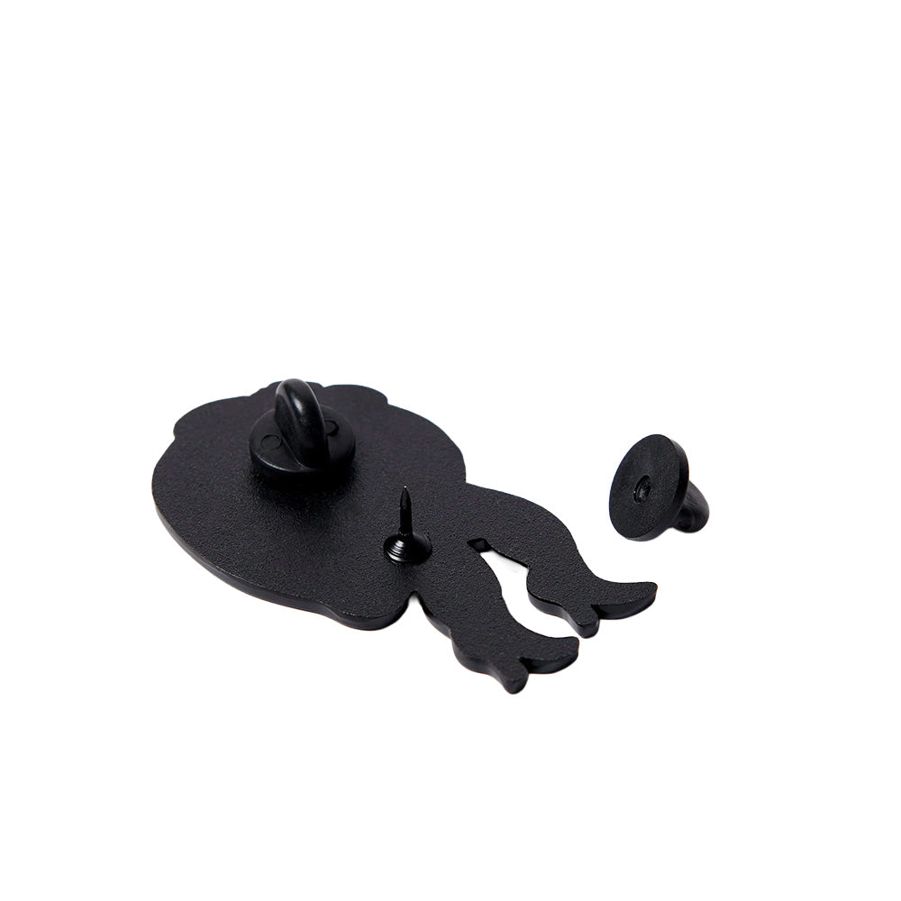 by parra 53568 stupid strawberry enamel pin red