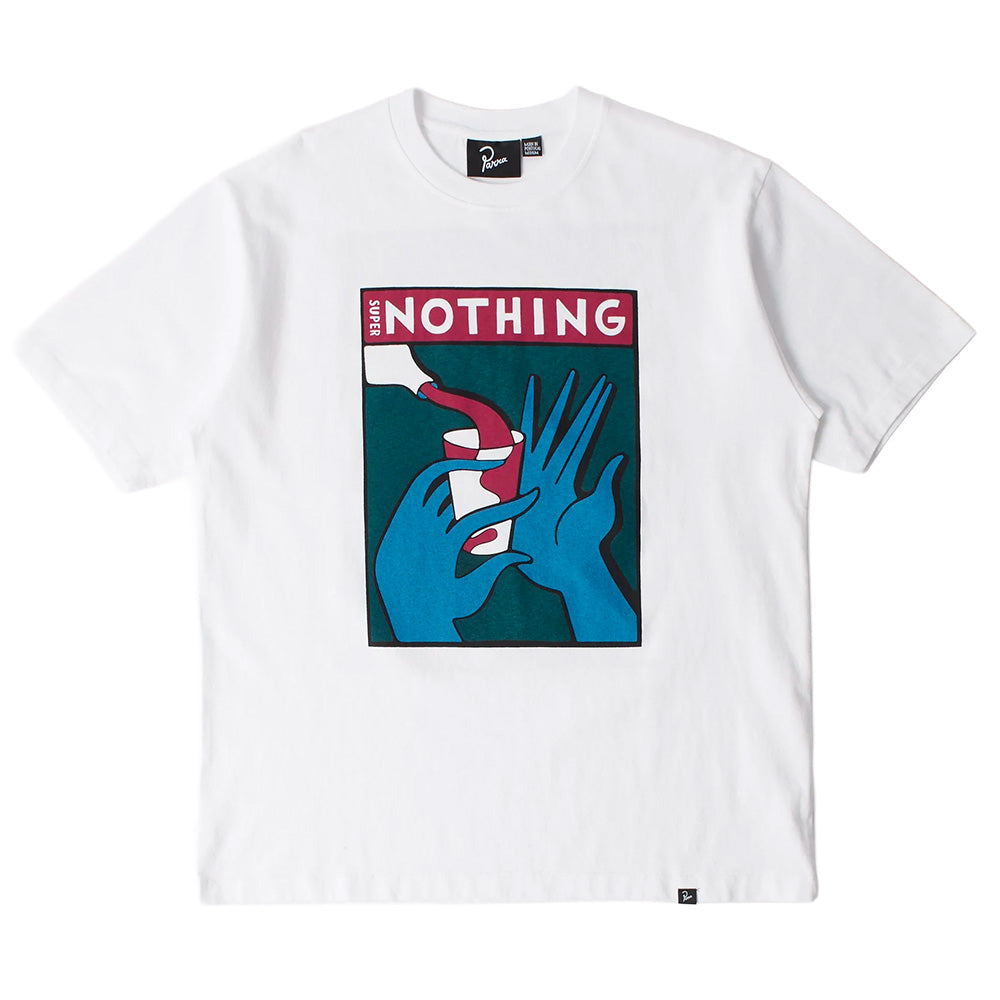 by parra 54100 super nothing t shirt white