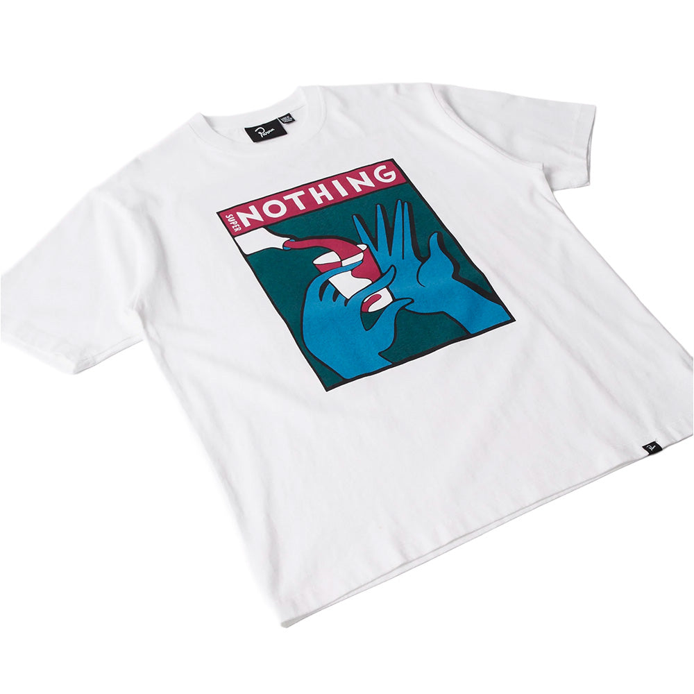 by parra 54100 super nothing t shirt white
