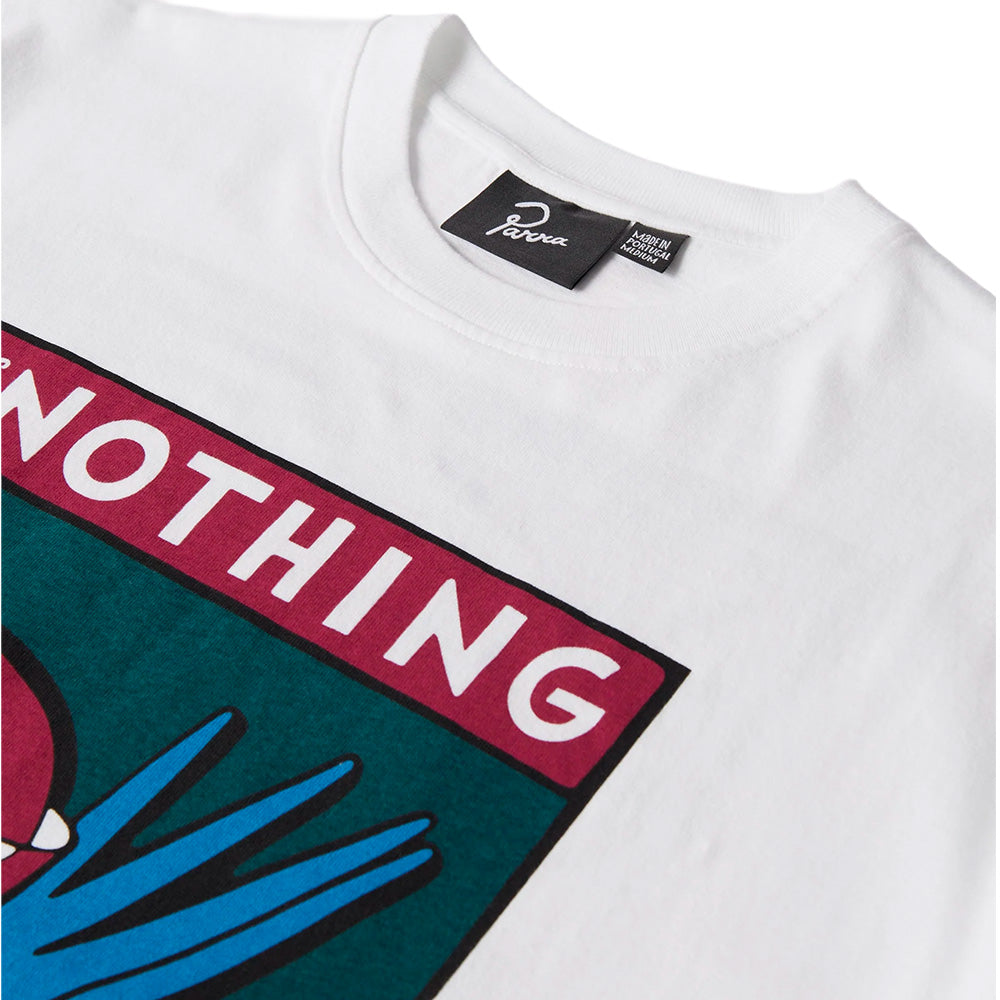 by parra 54100 super nothing t shirt white