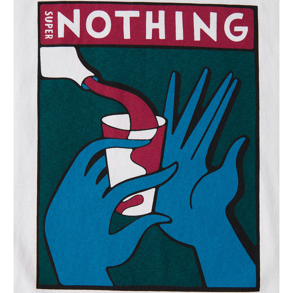 by parra 54100 super nothing t shirt white