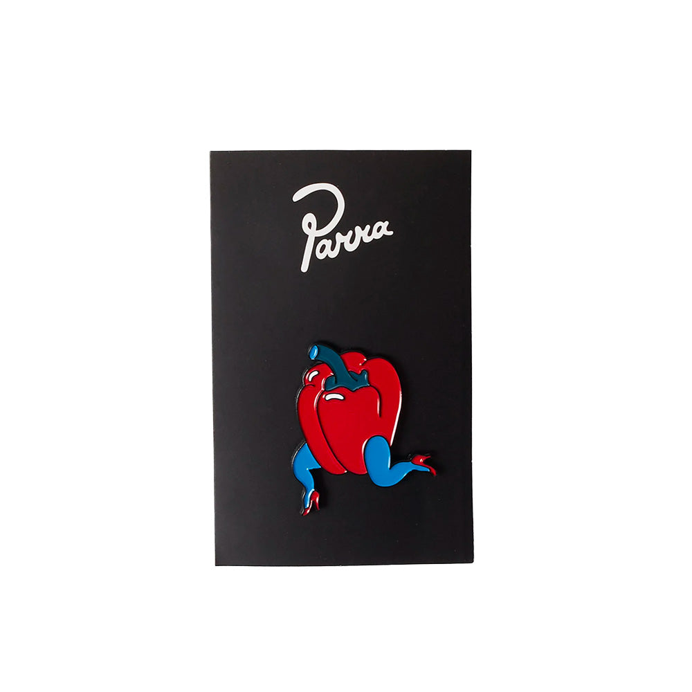 by parra 54197 bell pepper enamel pin red