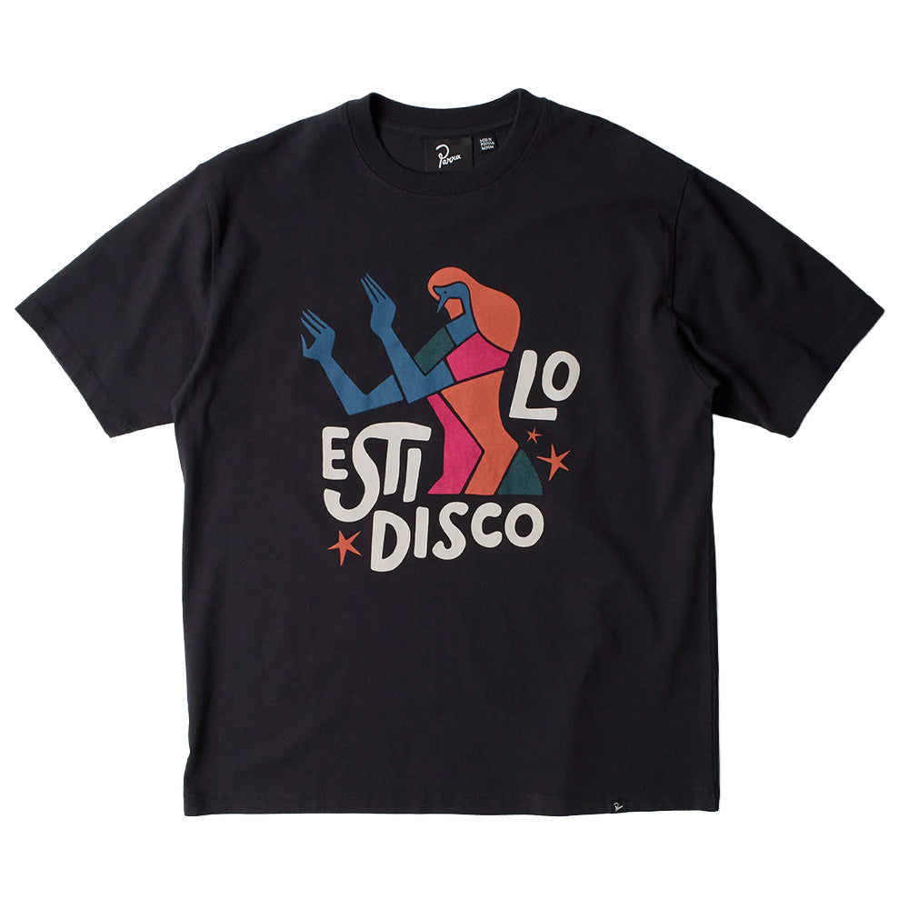 by parra 54210 el stilo disco t shirt black