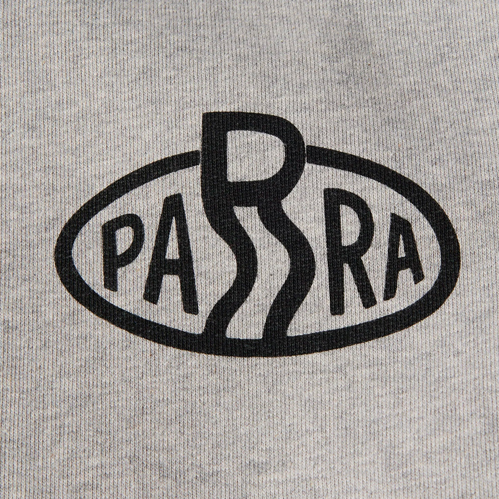 by parra 54242 legs logo crewneck sweatshirt heather grey