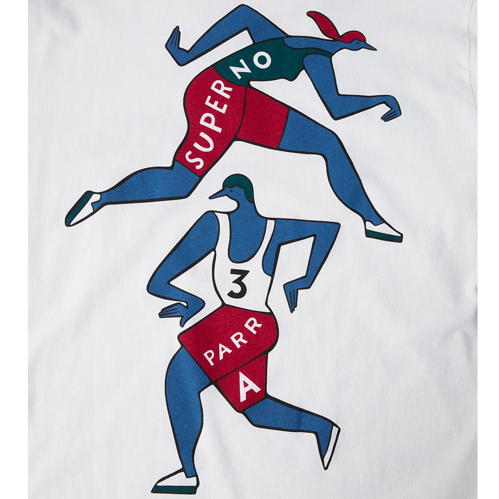 by parra 54315 not finished ls t shirt white