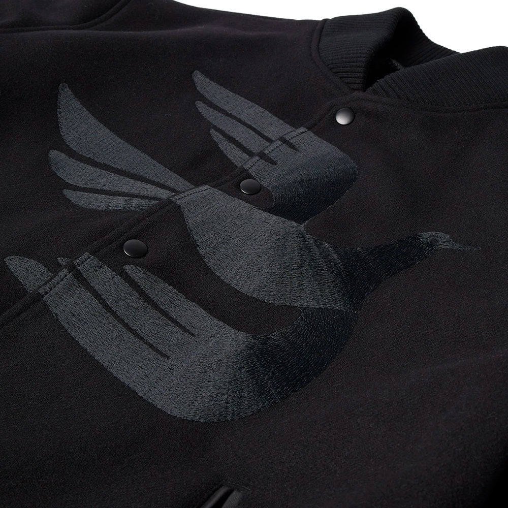 by parra 54365 not movie quality varsity jacket black