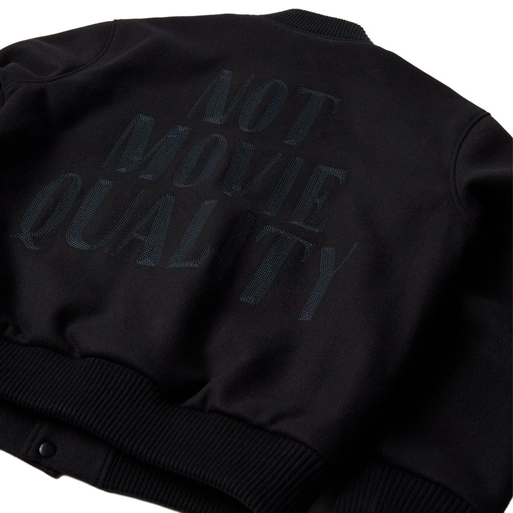 by parra 54365 not movie quality varsity jacket black