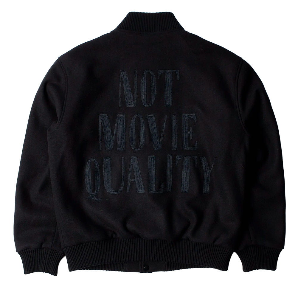 by parra 54365 not movie quality varsity jacket black