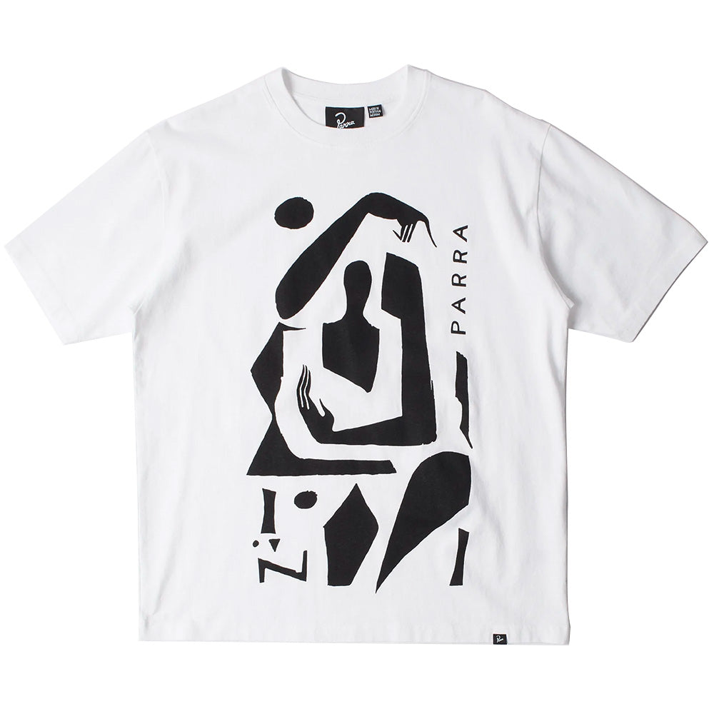 by parra 54410 detached t shirt white