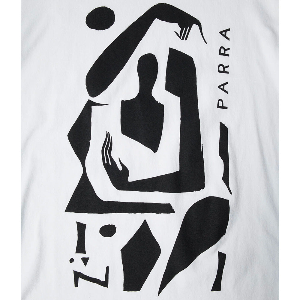 by parra 54410 detached t shirt white