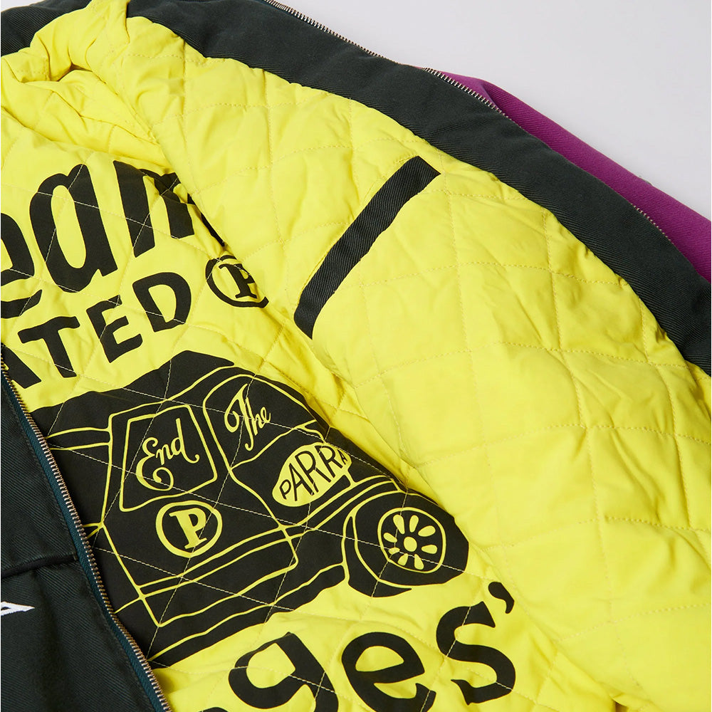 by parra 55100 owl meets rat racing jacket purple pink