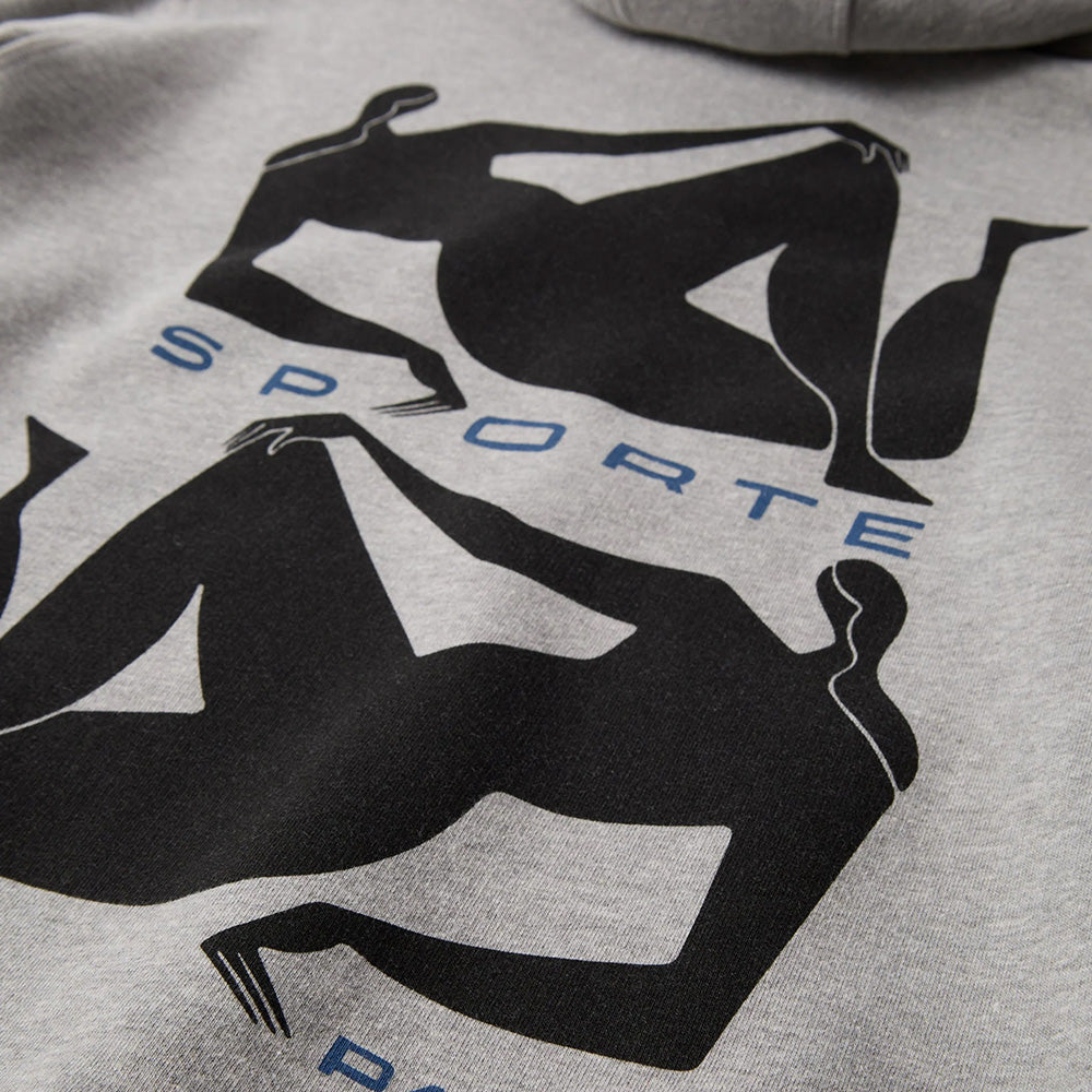 by parra 55120 sporte hooded sweatshirt heather grey