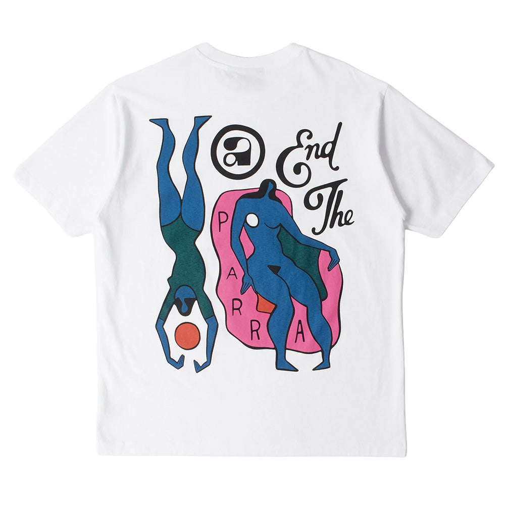 by parra 55160 end the loungechair t shirt white