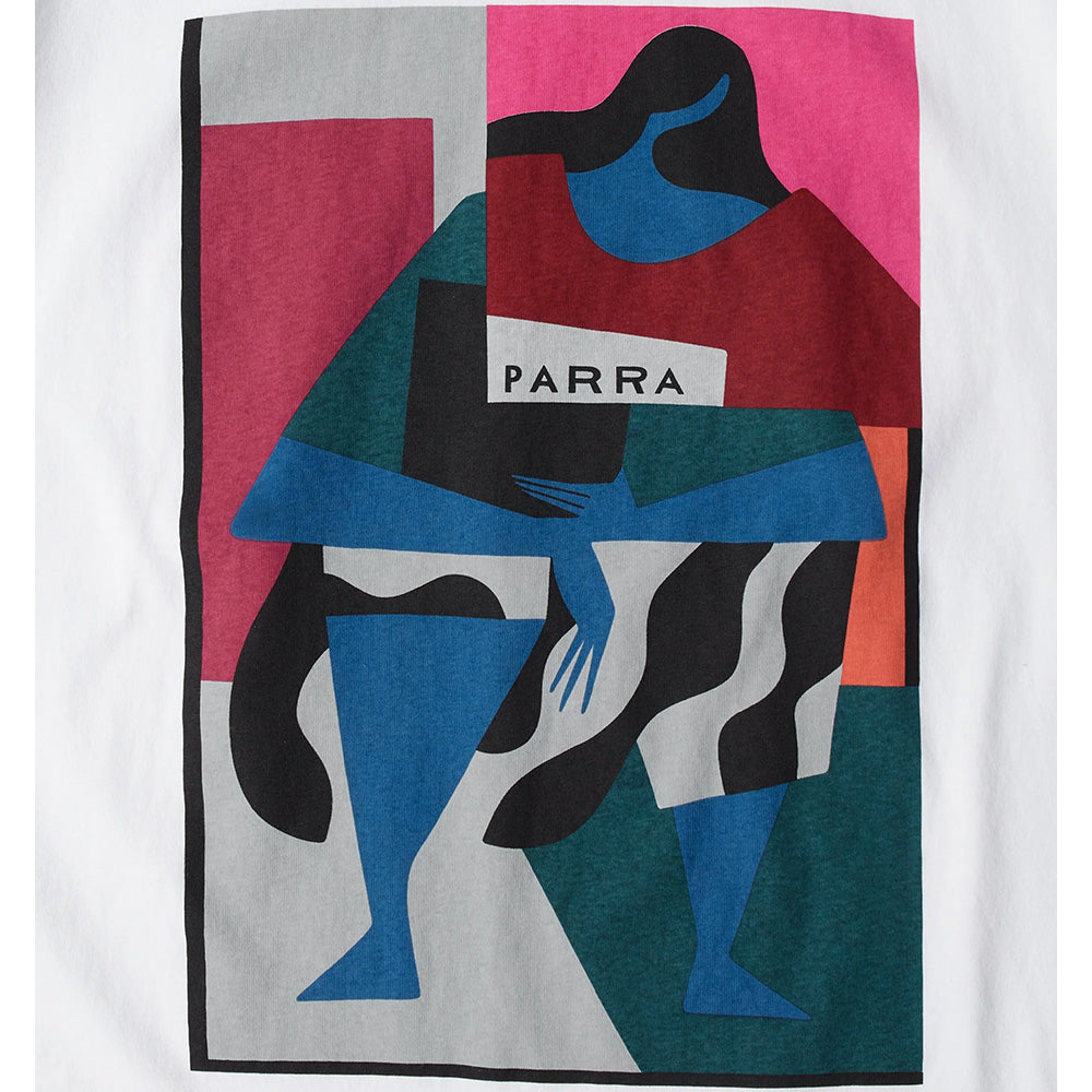 by parra 55165 reading the square t shirt white