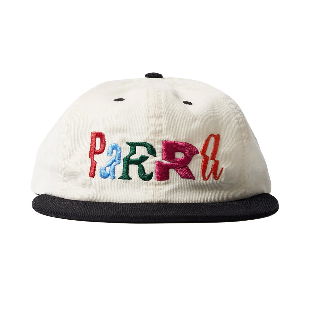 by parra 55197 error logo 6 panel hat off white