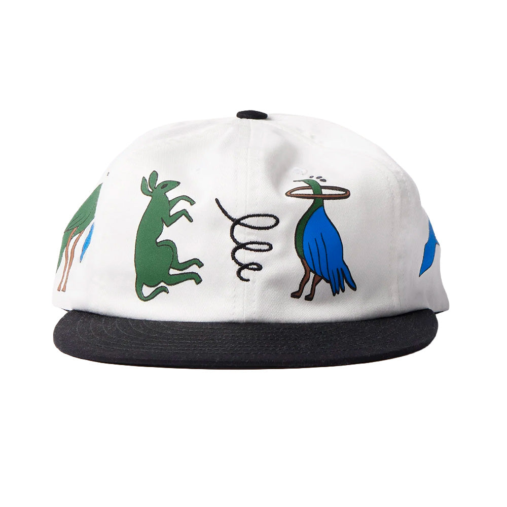 BY PARRA ANIMAL STYLE 6 PANEL HAT // GREY