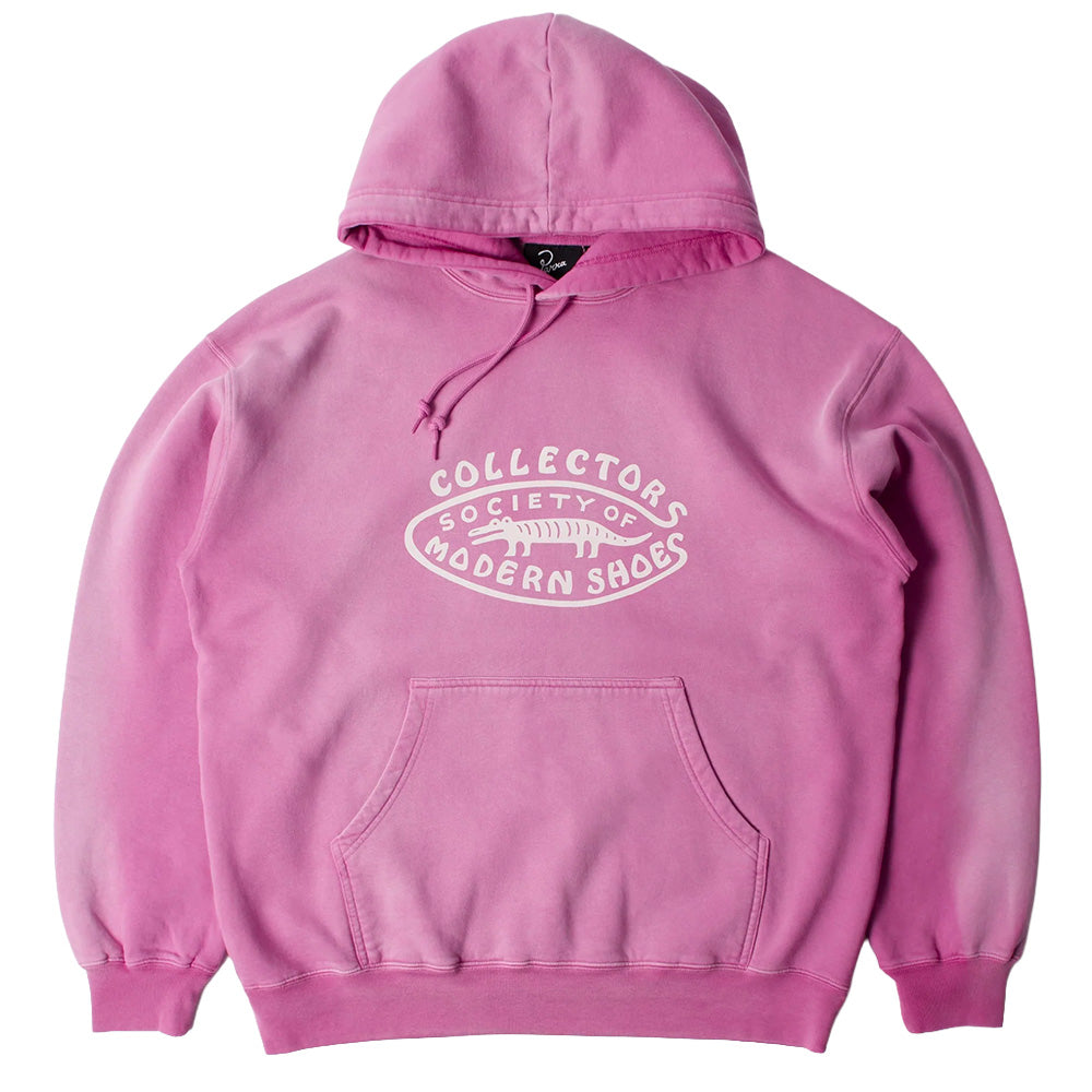 by parra gator shoes hooded sweatshirt pink