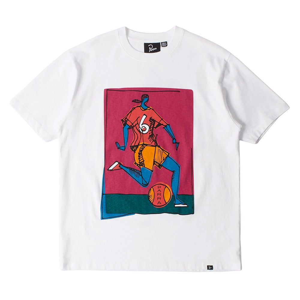 BY PARRA KICKED AROUND T-SHIRT // WHITE