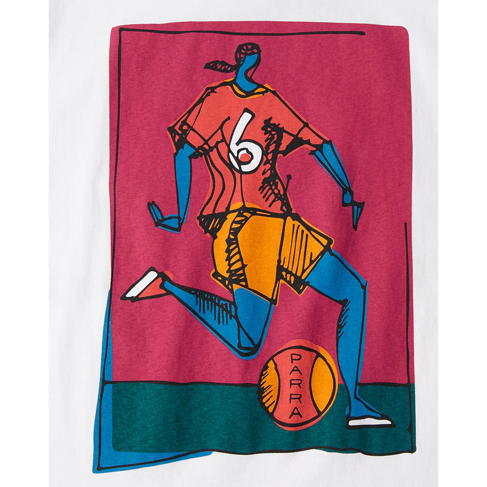 BY PARRA KICKED AROUND T-SHIRT // WHITE