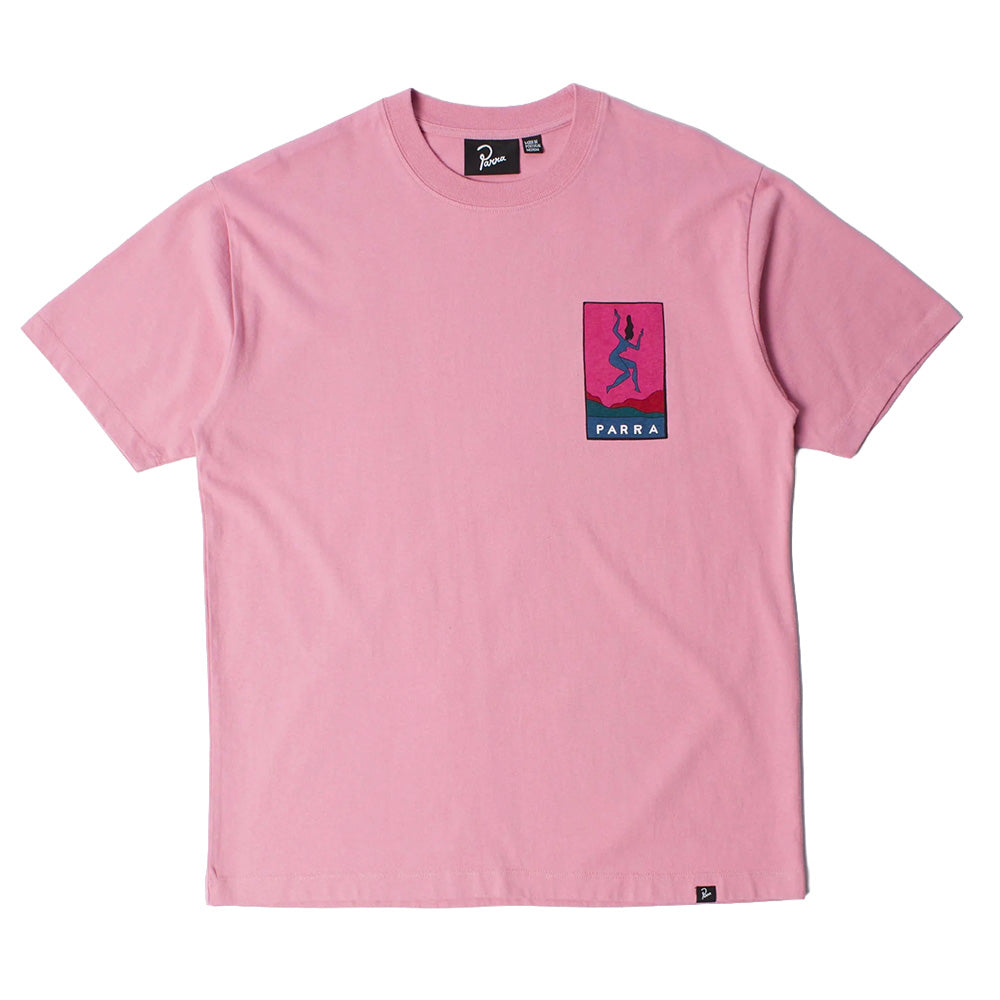 BY PARRA BY PARRA NOT LISTENING T-SHIRT // PINK
