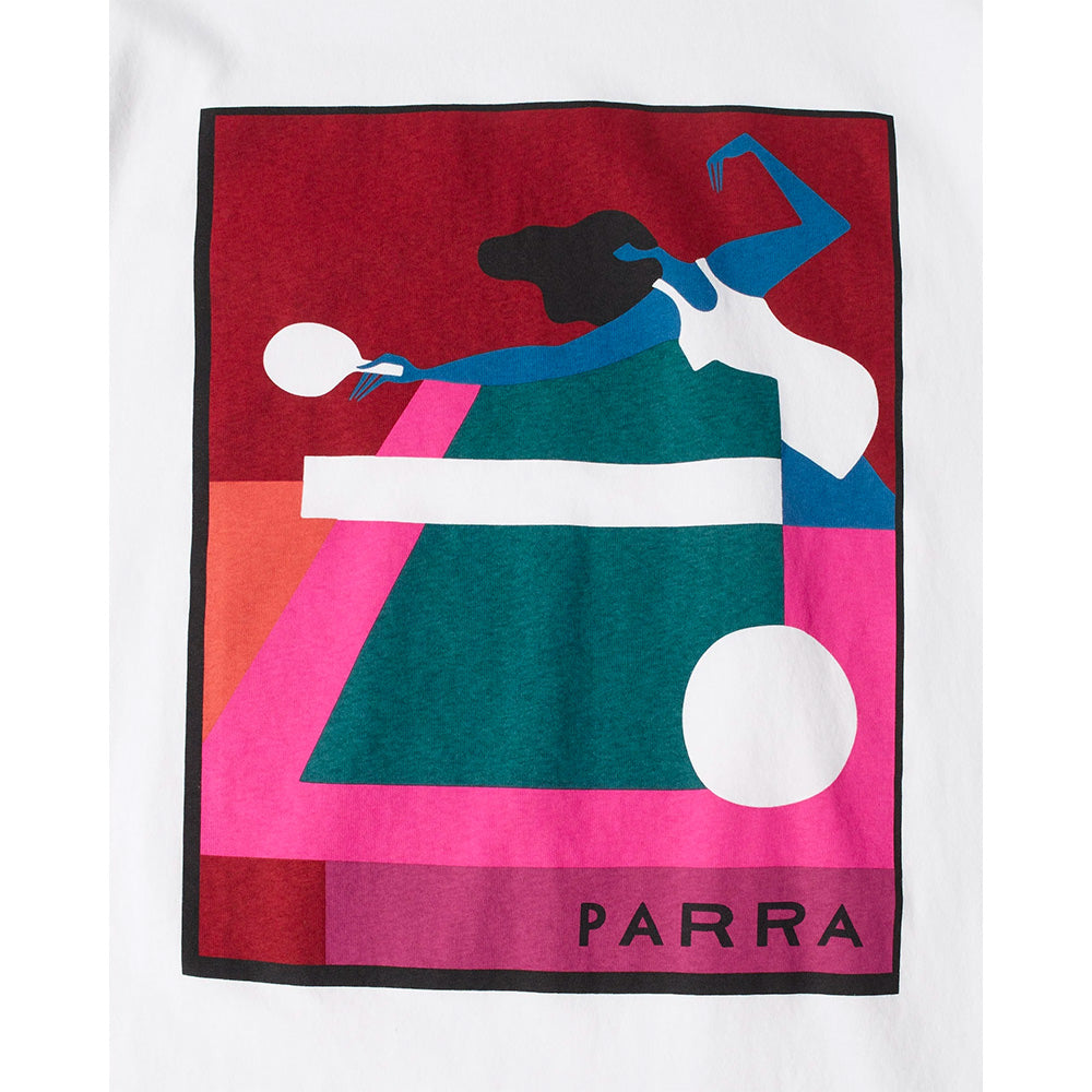 BY PARRA PING PONGED T-SHIRT // WHITE