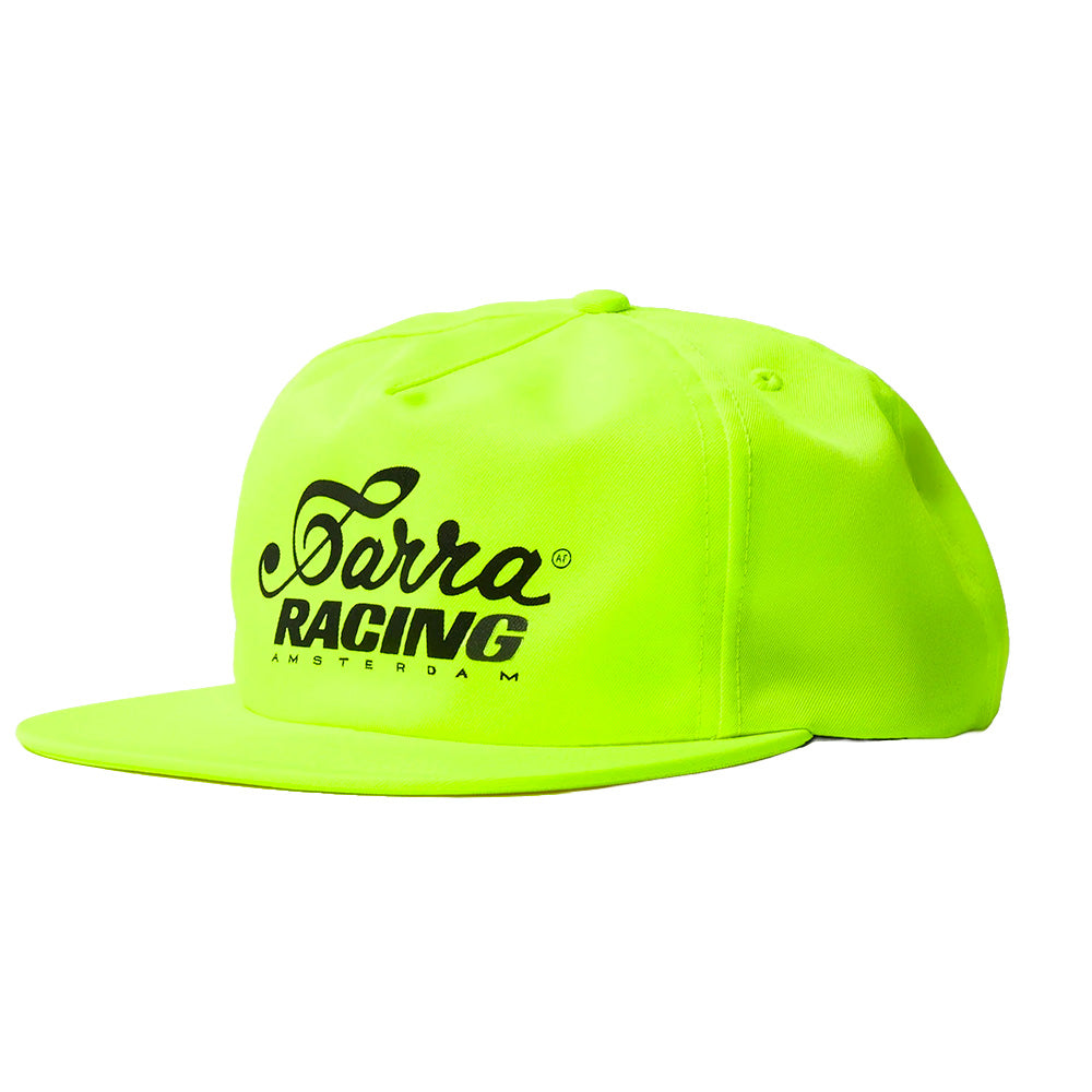 by parra racing 6 panel hat neon yellow