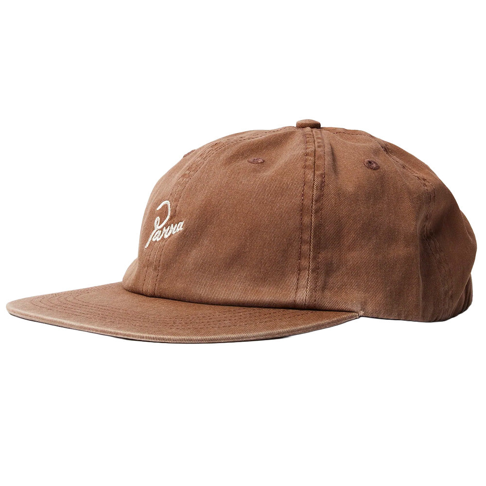 BY PARRA SIGNATURE 6 PANEL HAT // BROWN