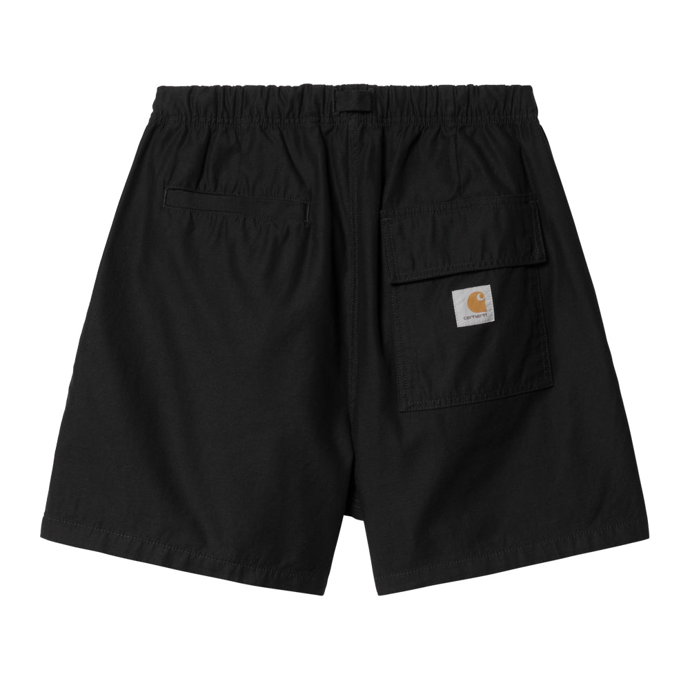carhartt wip I033136 89 02 hayworth short black rinsed