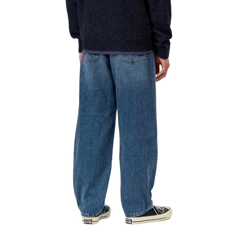 CARHARTT WIP CARHARTT WIP AARON PANT // BLUE (MARBLE USED WASH) NO LENGTH