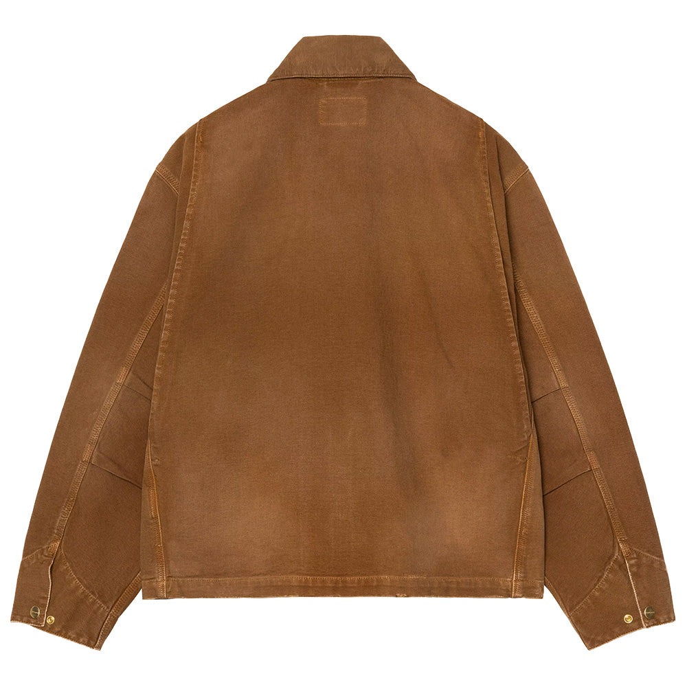 carhartt wip arcan jacket hamilton brown hamilton destroy wash