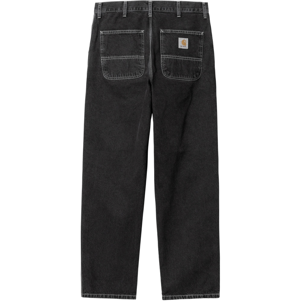 carhartt wip i022947 89 06 simple pant black stone washed l32