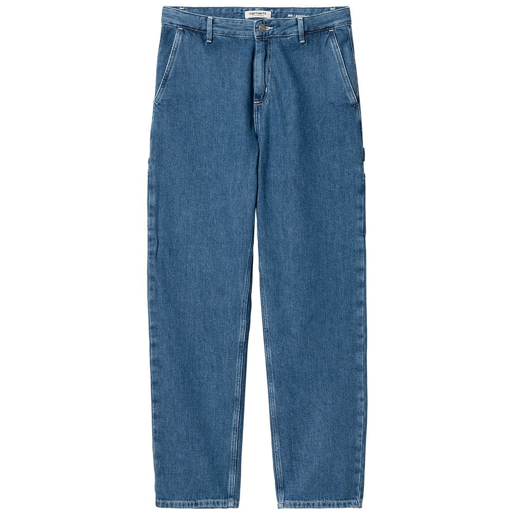 carhartt wip i025268 w pierce pant blue stone washed