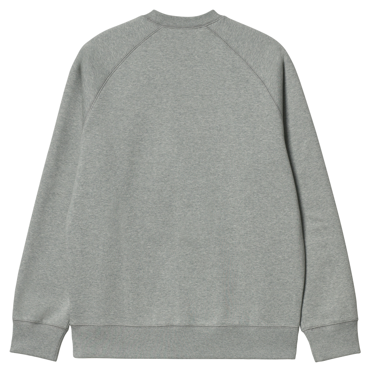 carhartt wip i026383 00m xx chase sweat grey heathergold