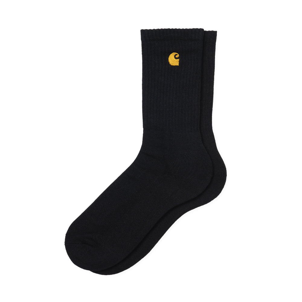 carhartt wip i029421 00f xx chase socks black gold