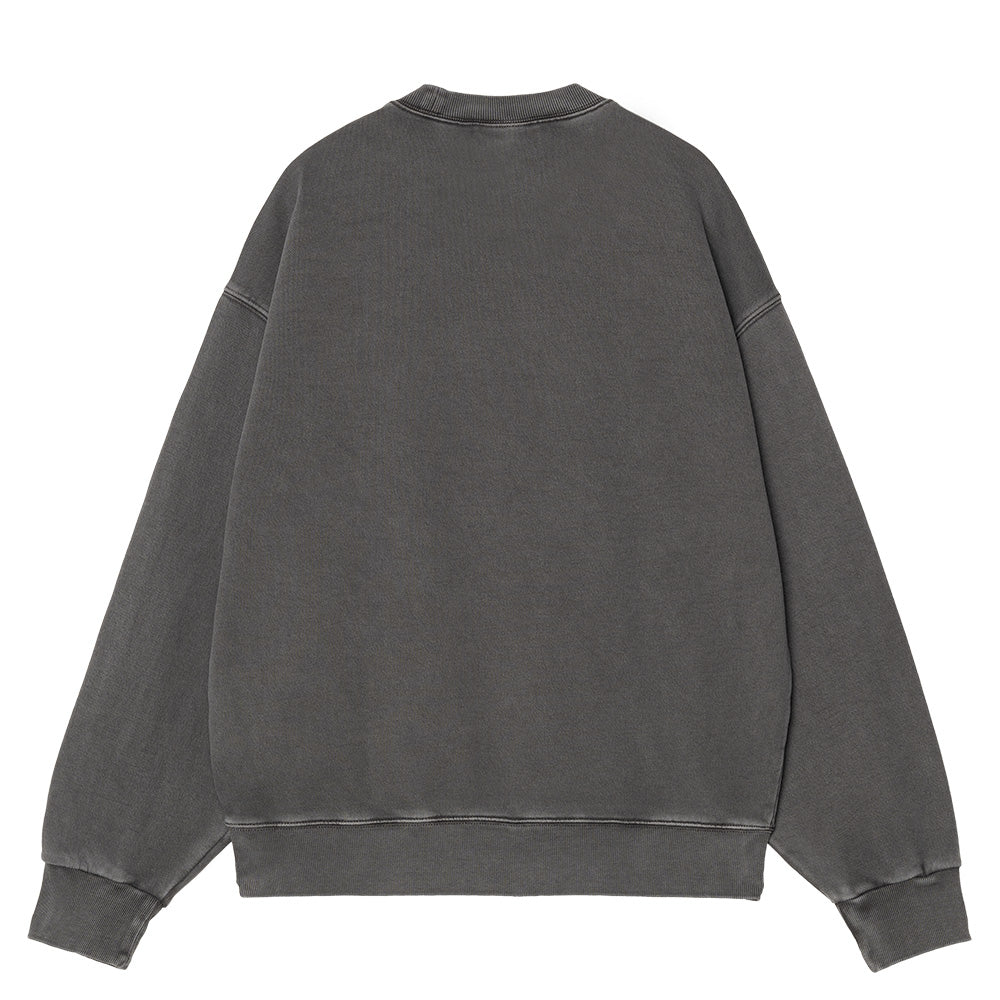 carhartt wip i029957.87.gd.03 nelson sweat graphite garment dyed