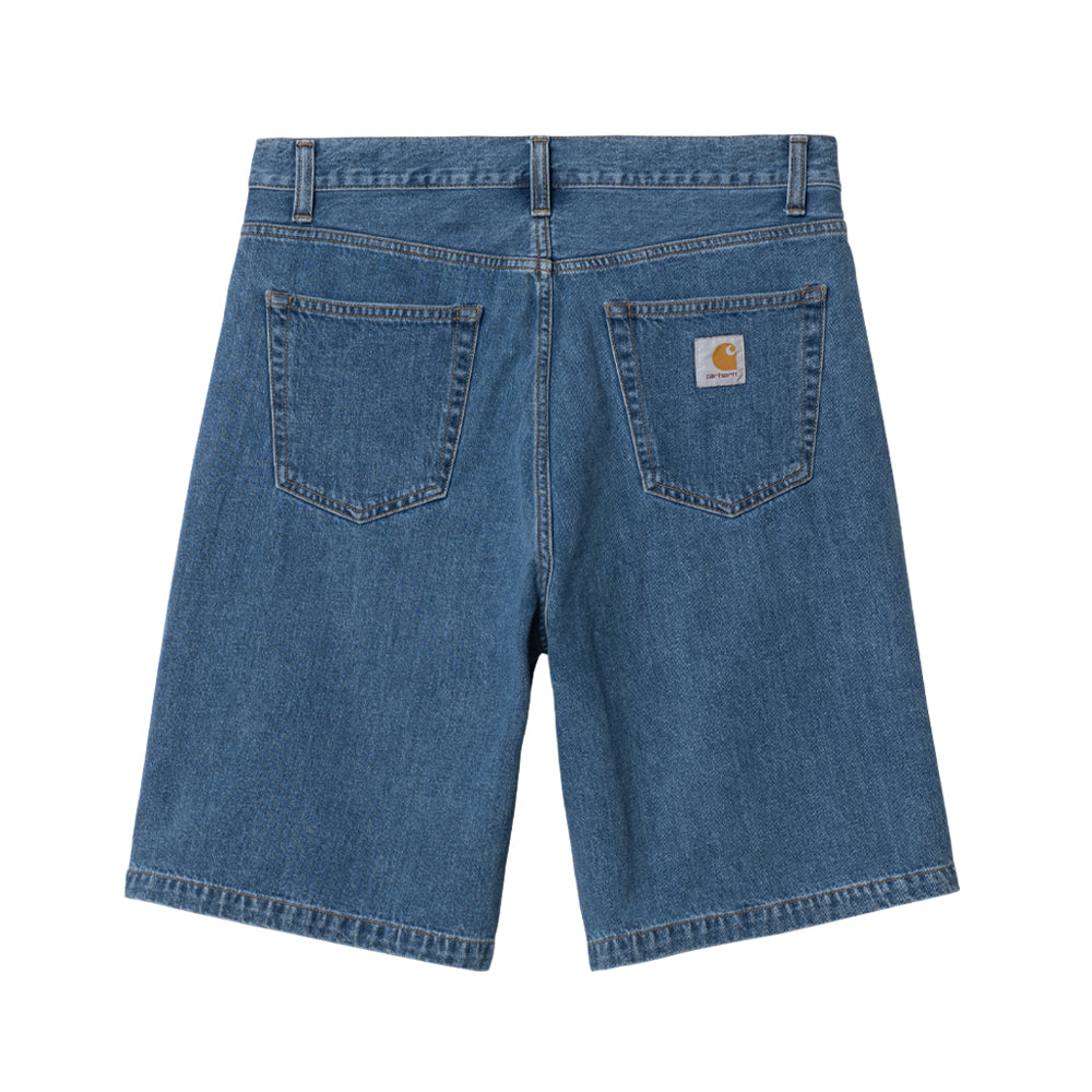carhartt wip i030469 01 60 landon short blue heavy stone wash