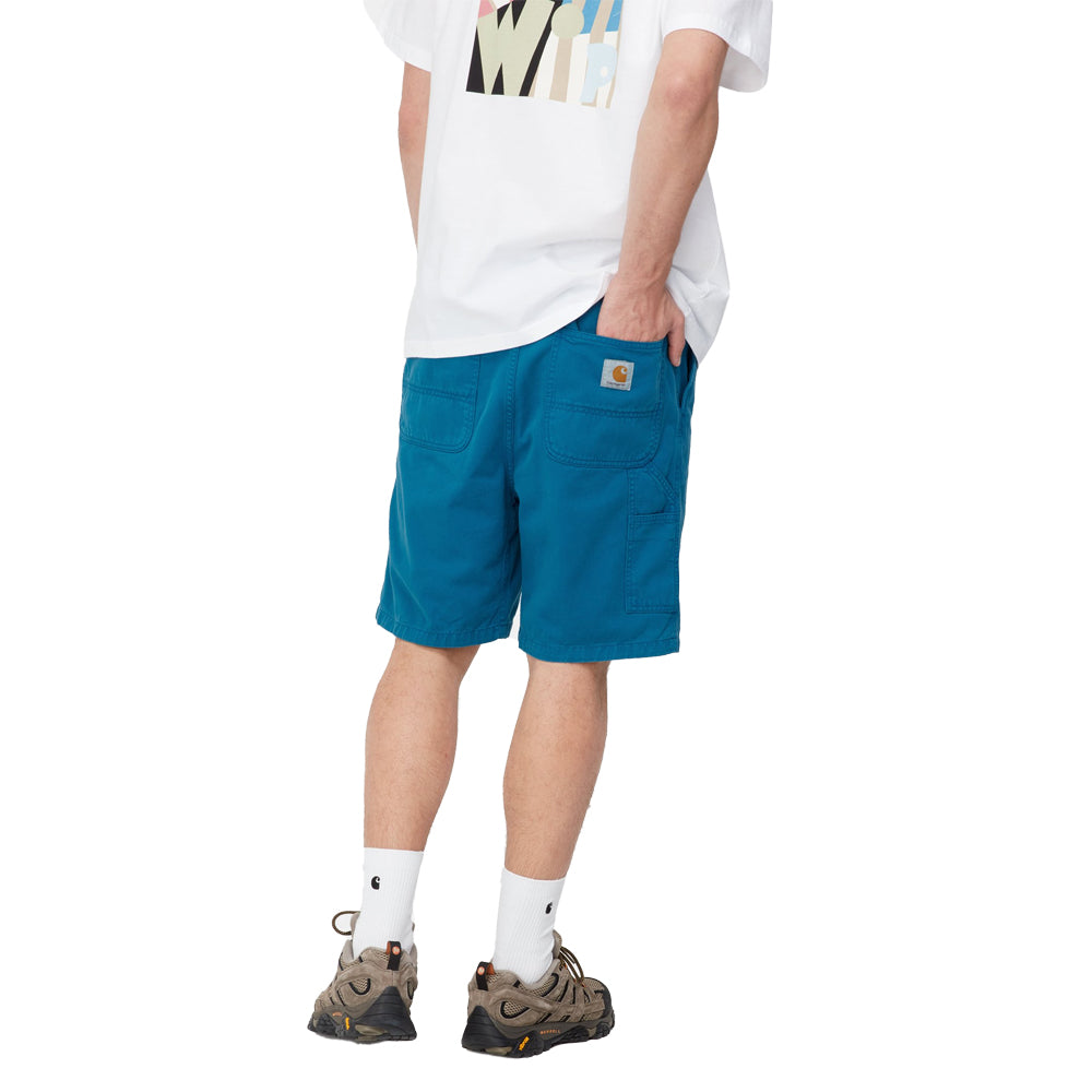 carhartt wip i030480 1d6 gd flint short amalfi garment dyed