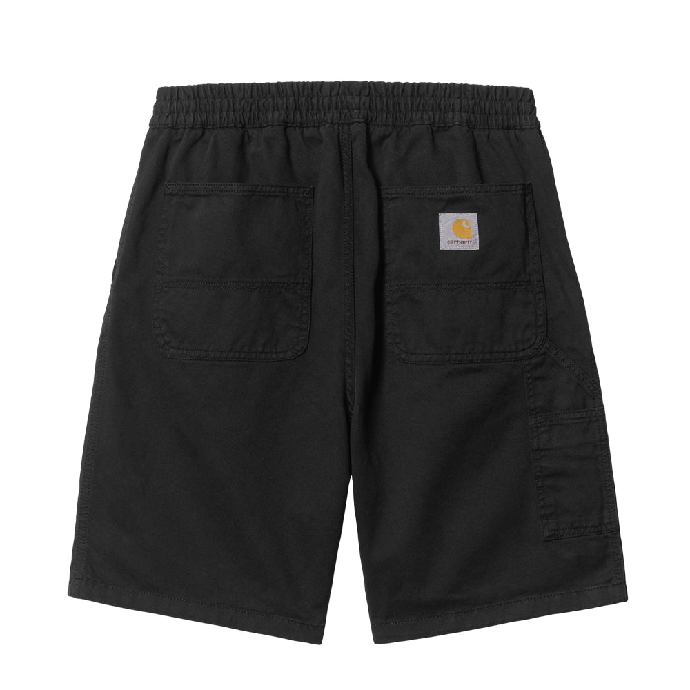 carhartt wip i030480 89 gd flint short black garment dyed