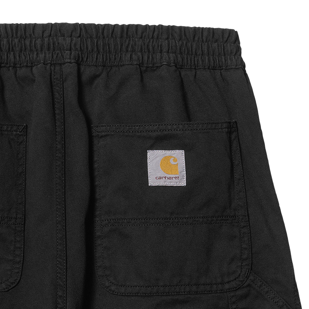 carhartt wip i030480 89 gd flint short black garment dyed