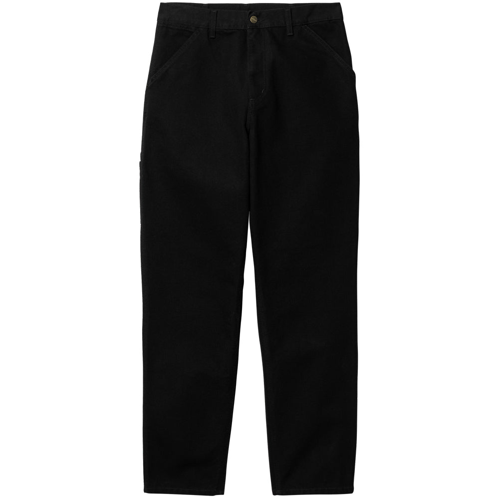carhartt wip i031497 89 02 single knee pant black rinsed