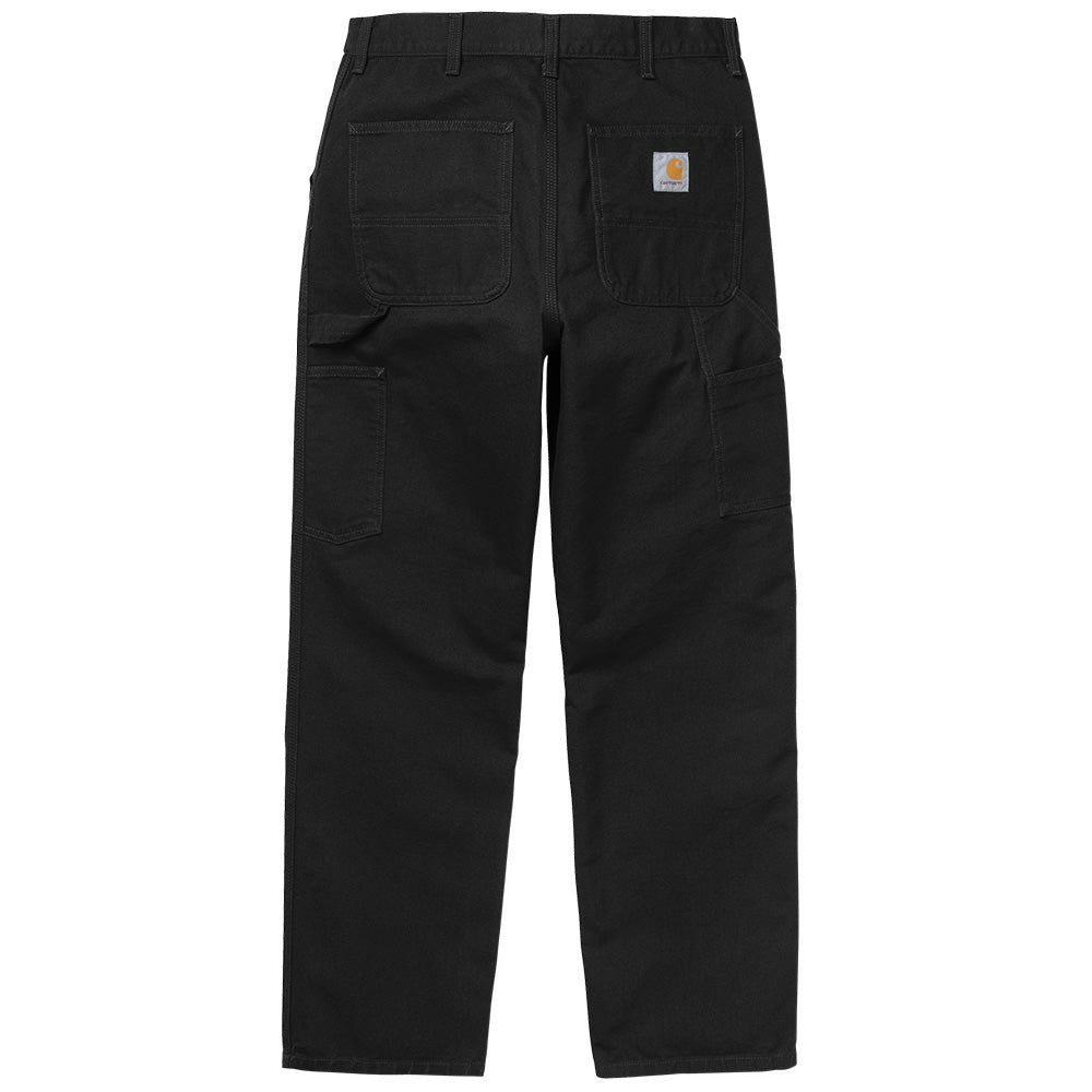 carhartt wip i031497 single knee pant black rinsed