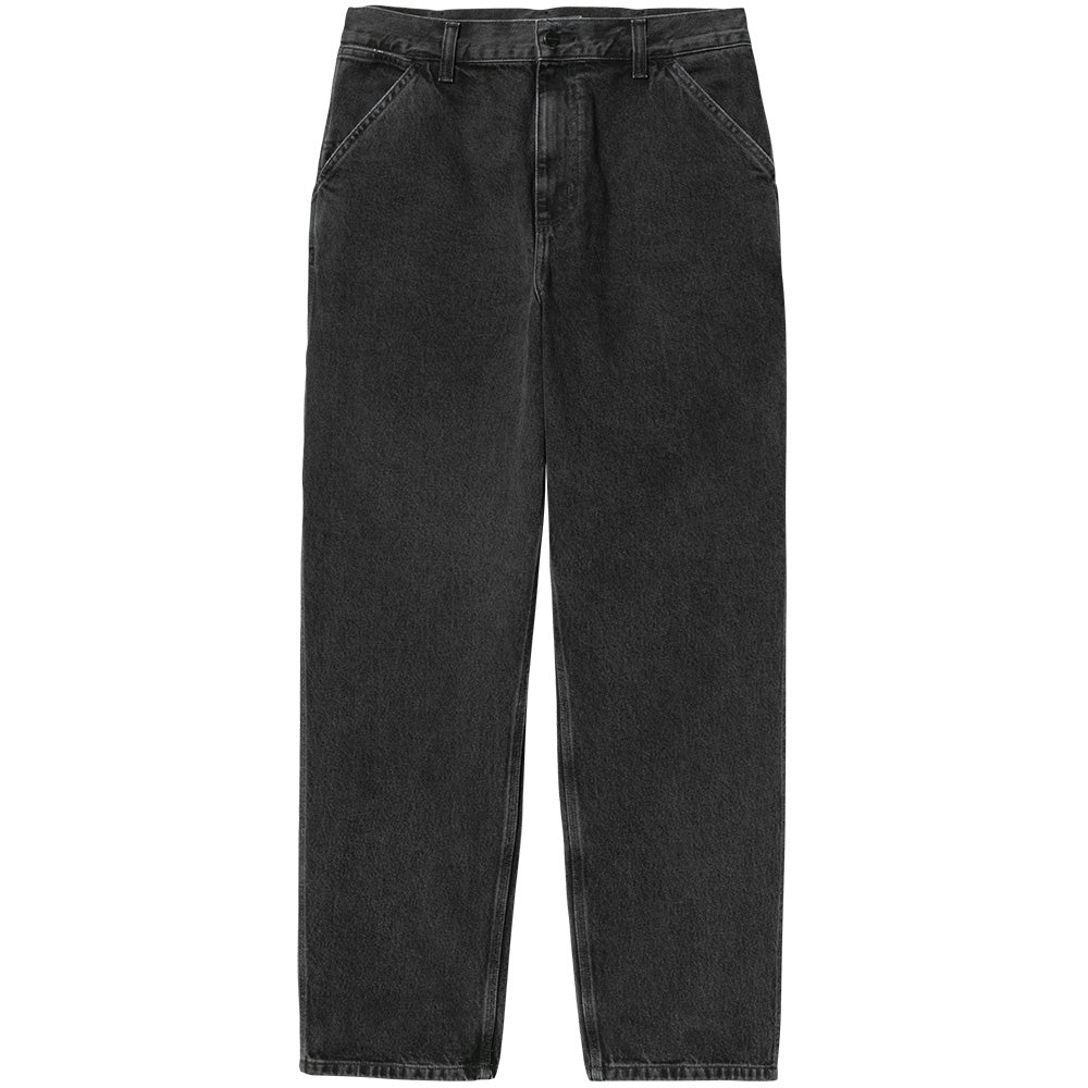 carhartt wip i032024 ingle knee pant black stone wash