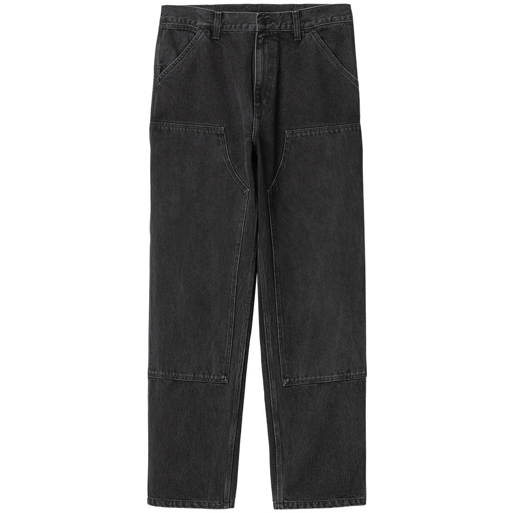 carhartt wip i032699 double knee pant blackstone washed l32
