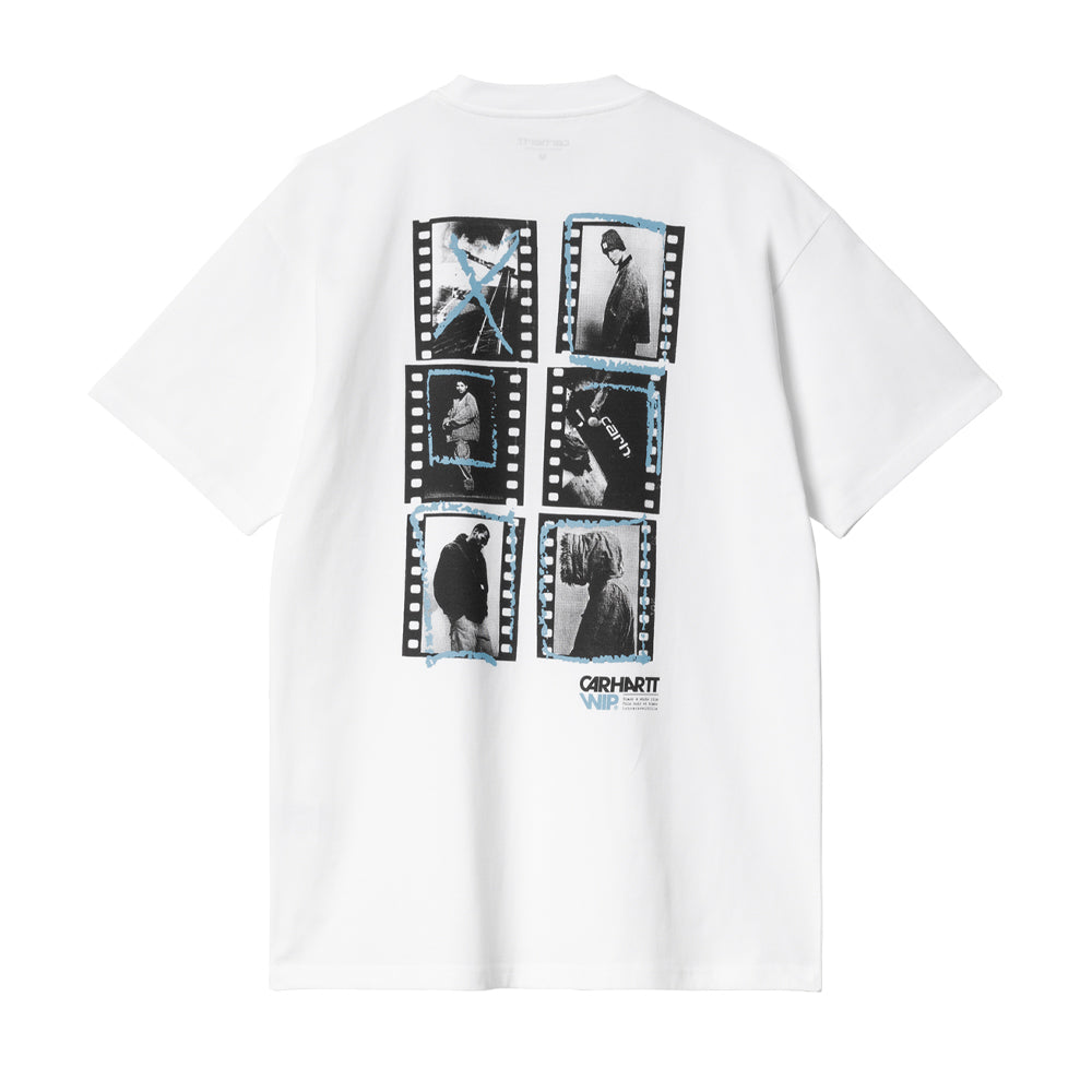 carhartt wip i033178 02 xx s s contact sheet t shirt white
