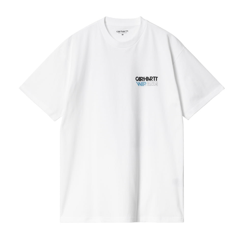 carhartt wip i033178 02 xx s s contact sheet t shirt white